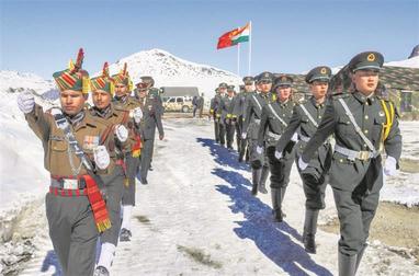 Chinese and Indian Army Face Off